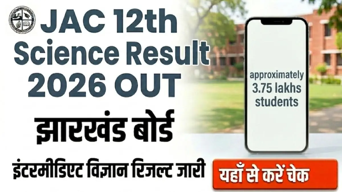 JAC 12th Science Result 2026 Jharkhand Board Inter Result